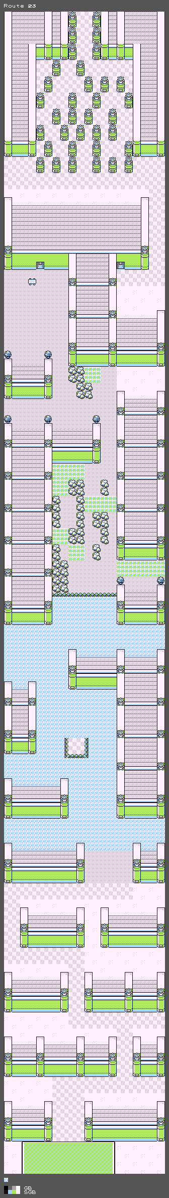 Pokémon Red / Blue - Route 23