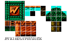 Wood Man Tileset (MM9-Style)