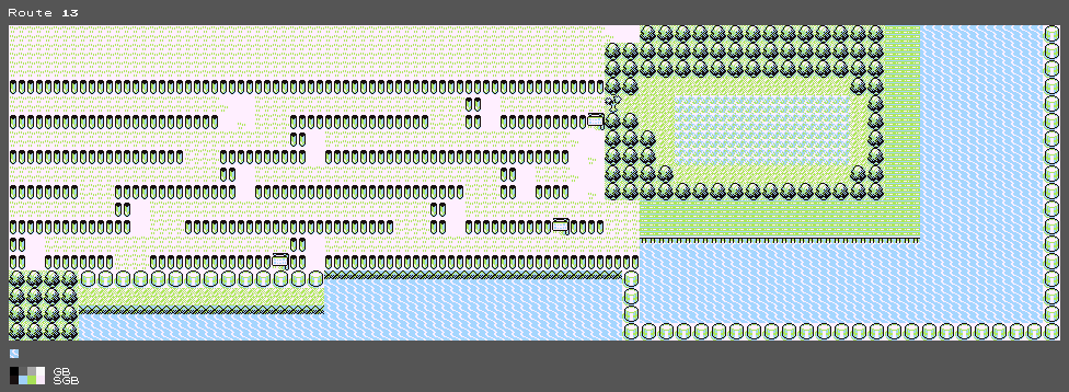 Pokémon Red / Blue - Route 13