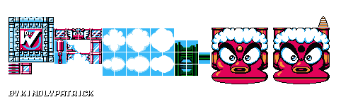 Air Man Tileset (MM9-Style)