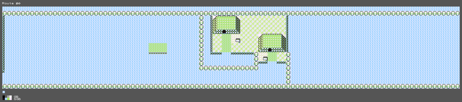 Pokémon Red / Blue - Route 20