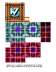 Mega Man Customs - Quick Man Tileset (MM9-Style)