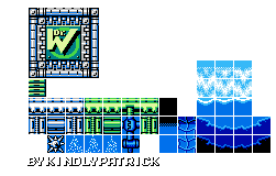 Bubble Man Tileset (MM9-Style)