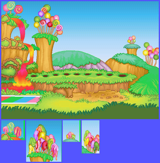 Candy Land Adventure - Background