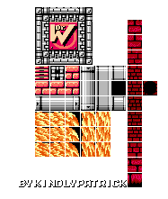 Mega Man Customs - Heat Man Tileset (MM9-Style)