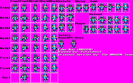 Mega Man 8-bit Deathmatch - Fake Man