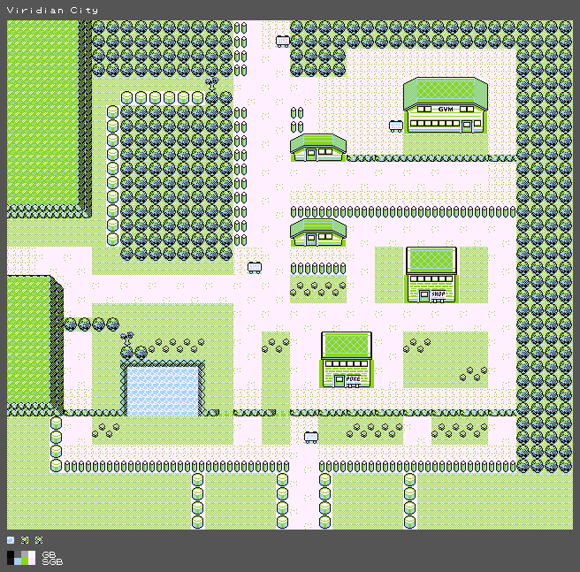 Pokémon Green (JPN) - Viridian City