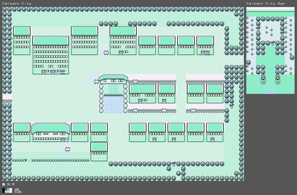 Pokémon Green (JPN) - Celadon City