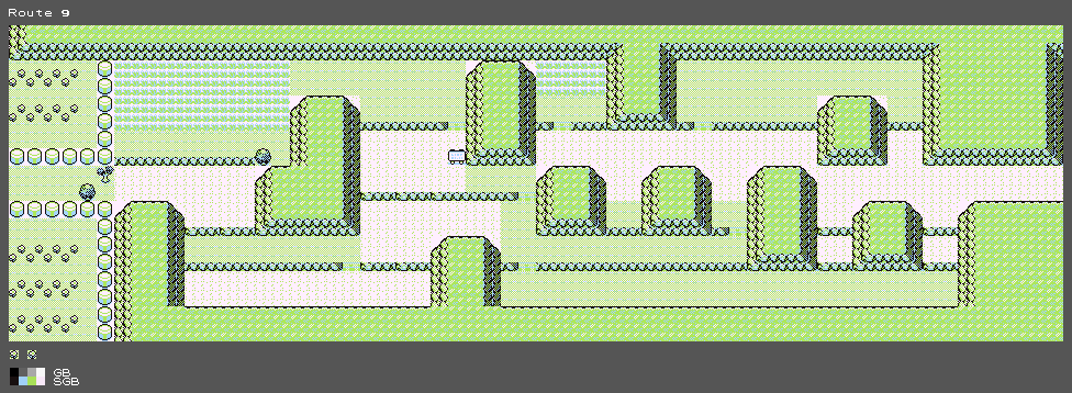 Pokémon Green (JPN) - Route 09