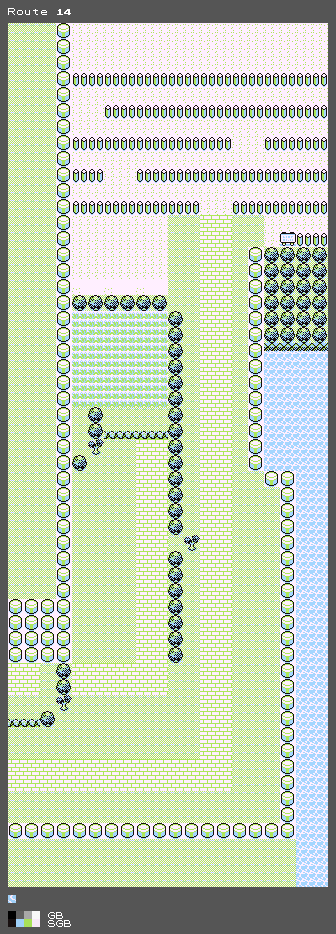 Pokémon Green (JPN) - Route 14