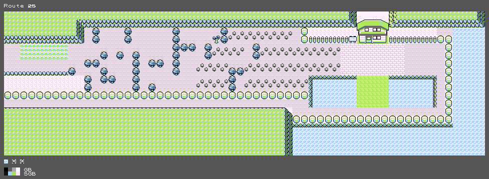 Pokémon Green (JPN) - Route 25