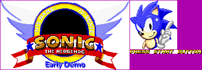 Sonic Hayai (Hack, Demo) - Title Screen