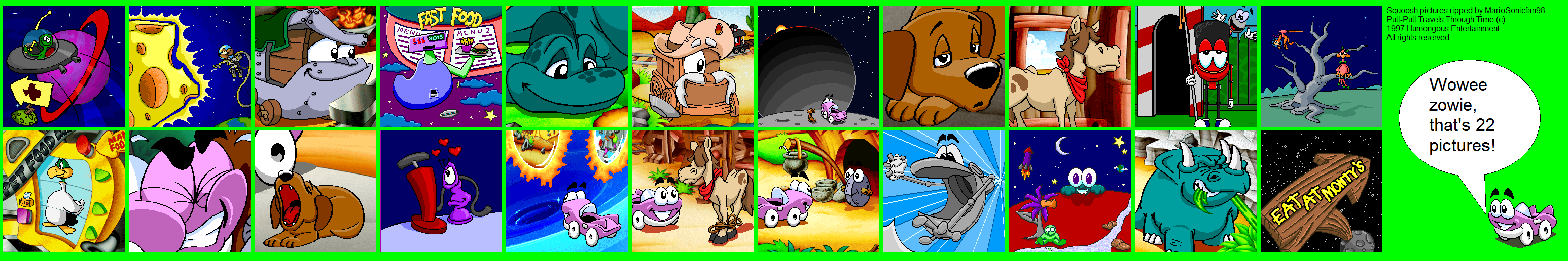Putt-Putt Travels Through Time - Pictures