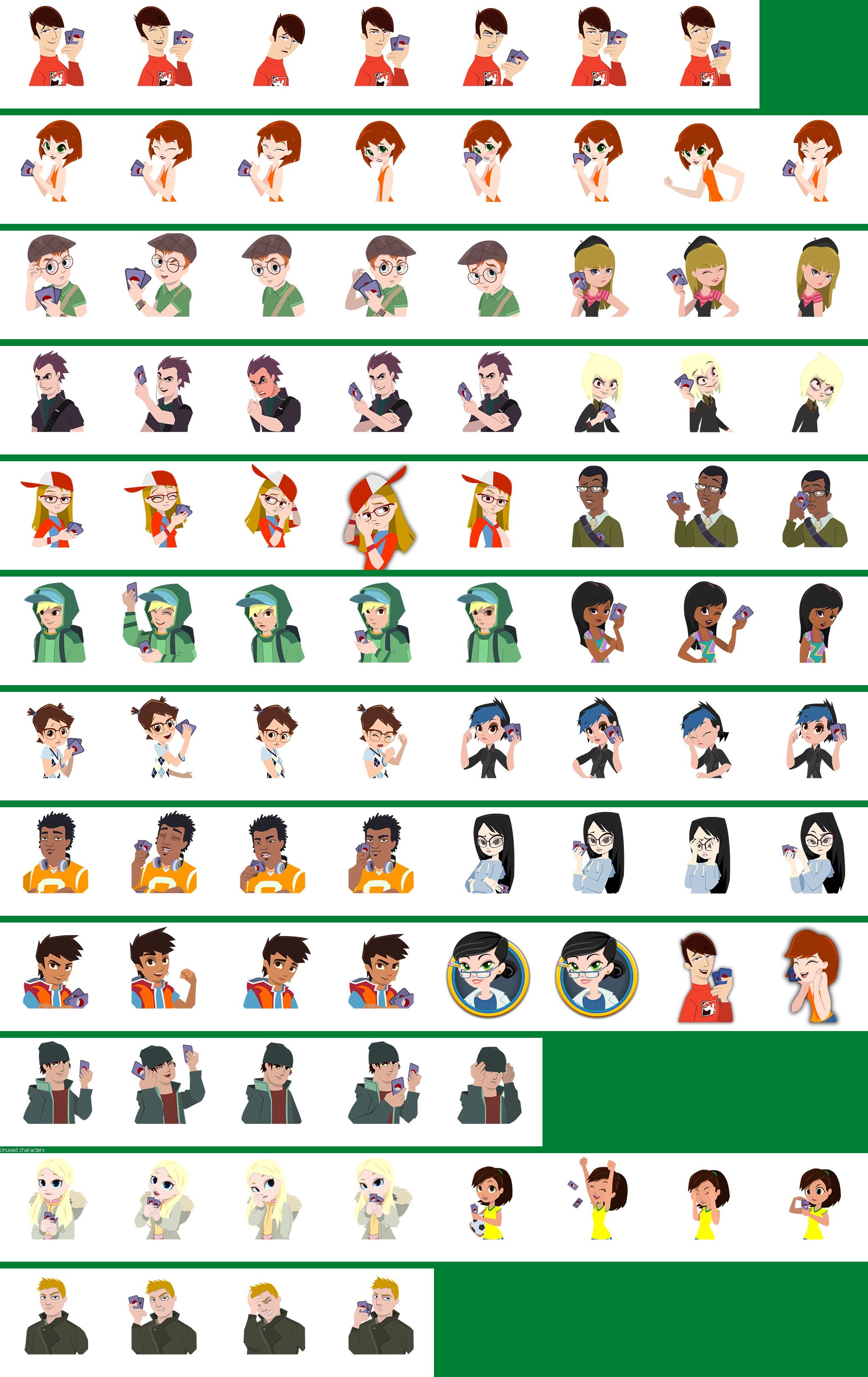 Pokémon Trading Card Game Online - NPC Portraits