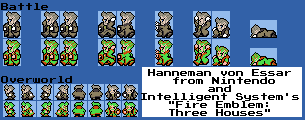 Fire Emblem Customs - Hanneman (Final Fantasy III-Style)
