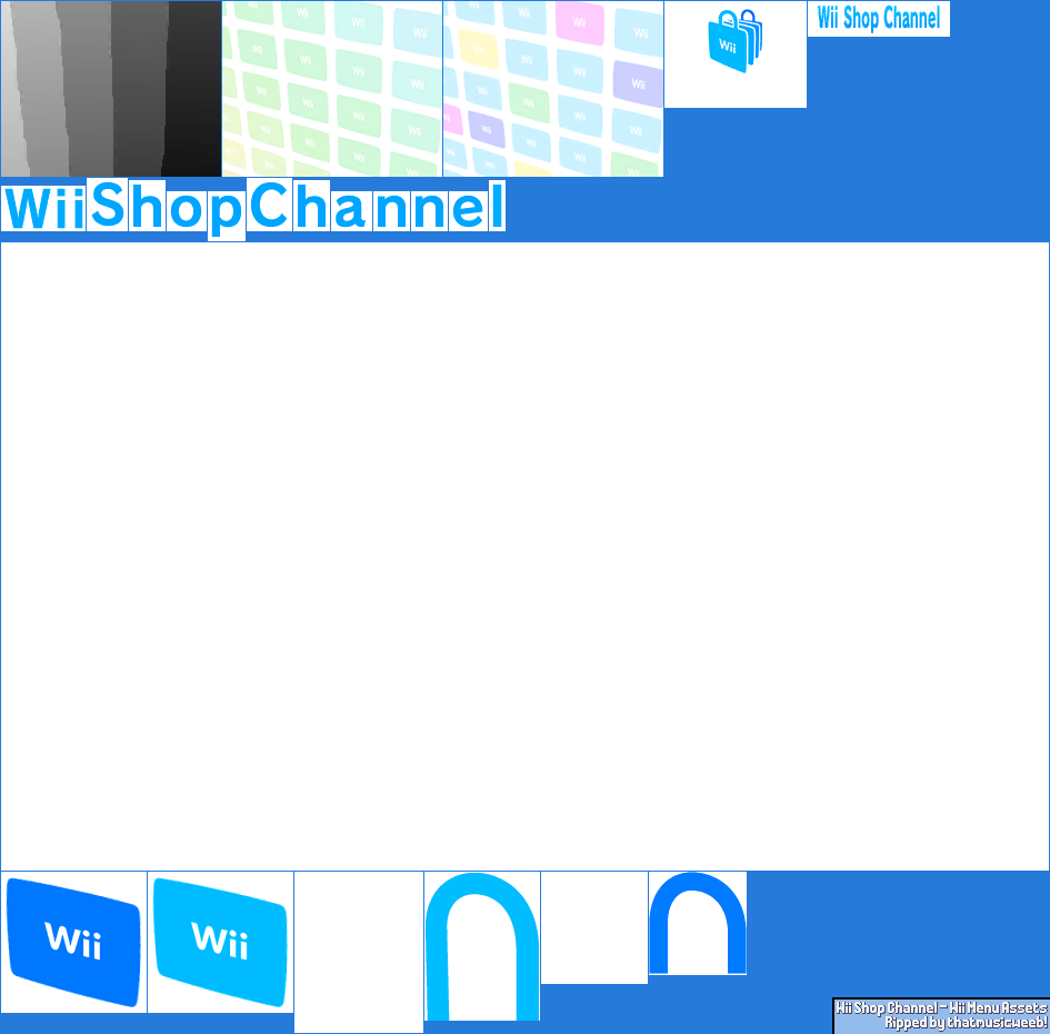 Wii Shop Channel - Wii Menu Assets