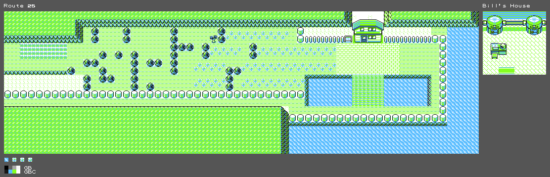 Pokémon Yellow - Route 25