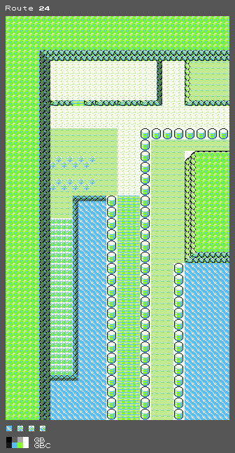 Pokémon Yellow - Route 24