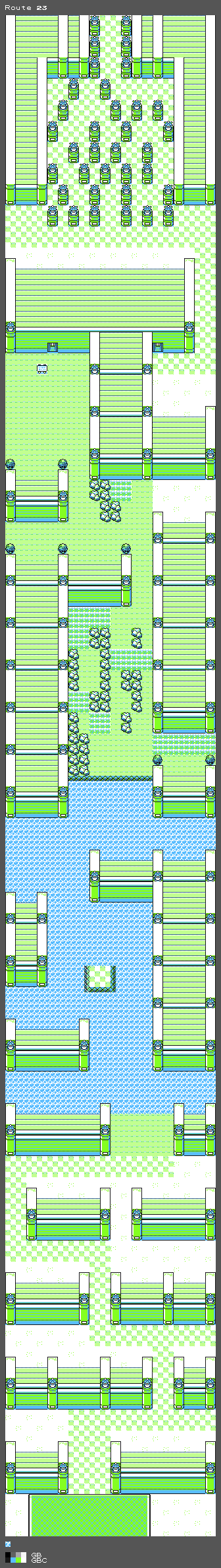 Pokémon Yellow - Route 23