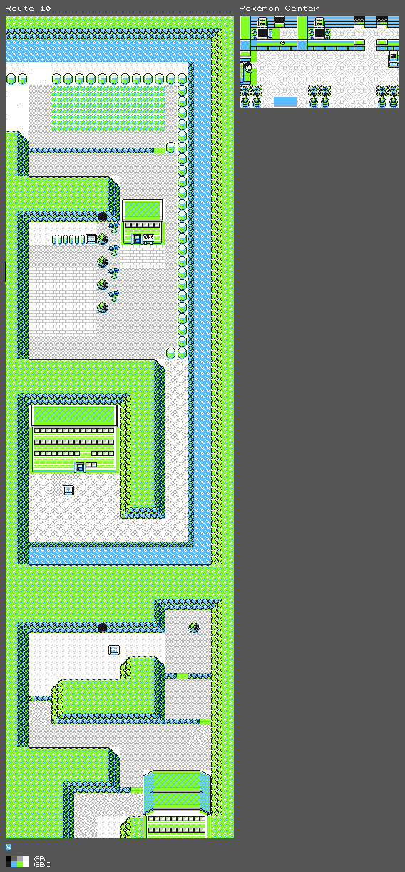 Pokémon Yellow - Route 10