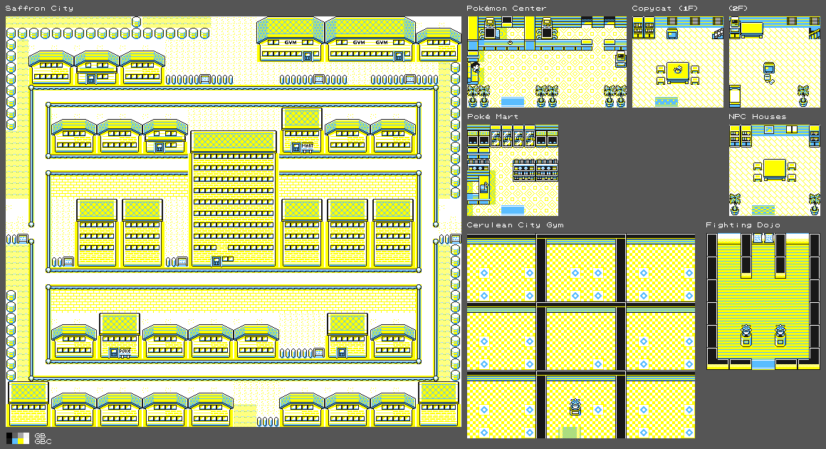 Pokémon Yellow - Saffron City