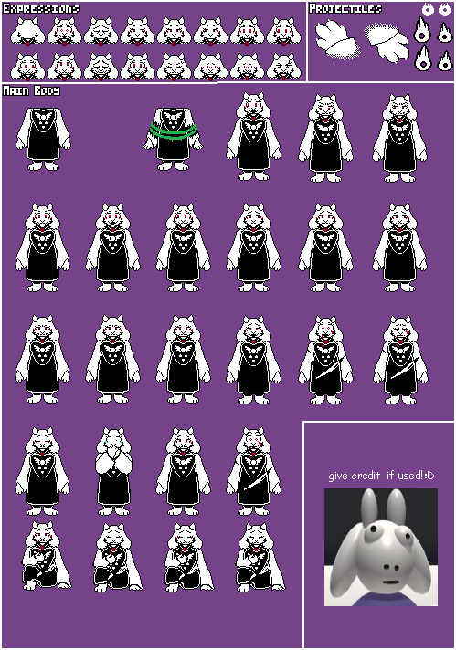 Toriel (Battle, Improved Sprites)