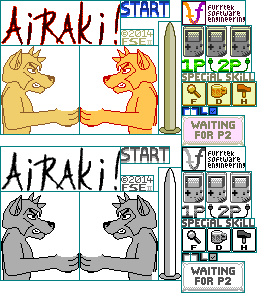 Airaki (Homebrew) - Title Screen and Menu