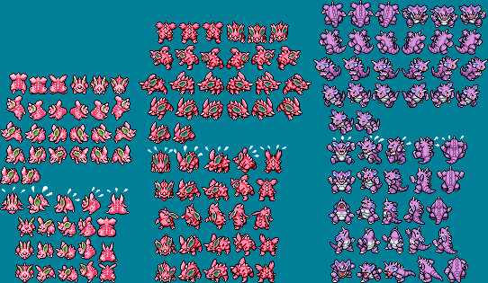 Nidoran♂, Nidorino, & Nidoking