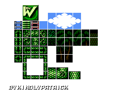 Snake Man Tileset (MMIII, GBC-Style)