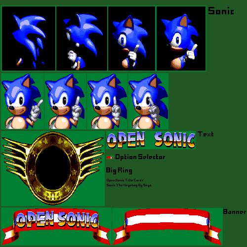 Open Sonic - Title Screen