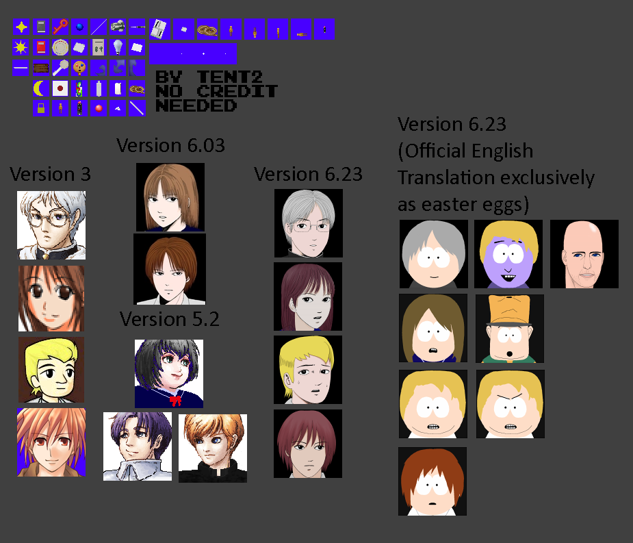 The Spriters Resource - Full Sheet View - Ao Oni - Blob Oni