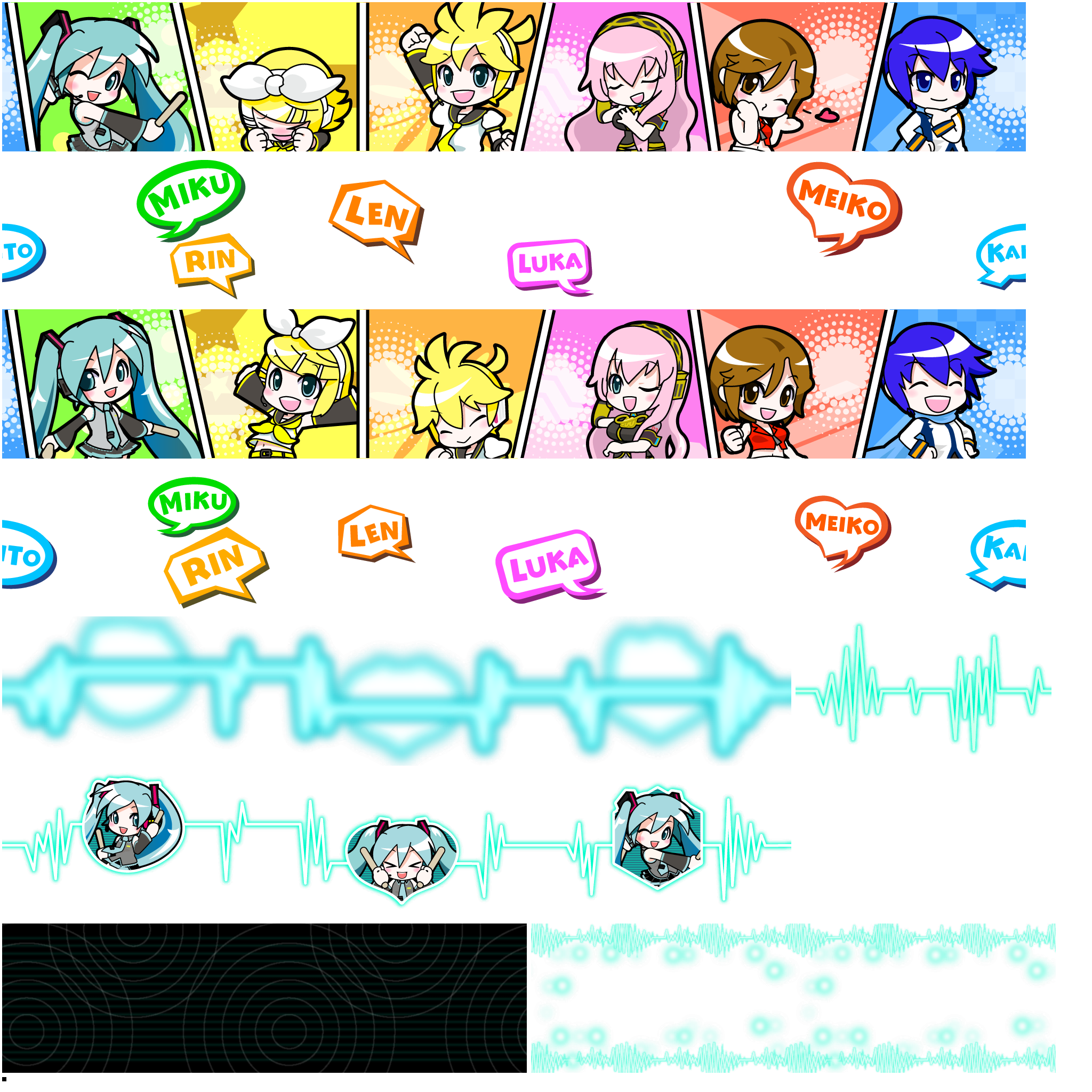 Taiko no Tatsujin (2020 Version) - Hatsune Miku Top Background