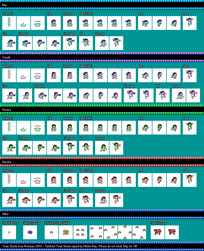 Rockman 20XX - Tatakae! Team Shachi / Mega Man 20XX - Go! Team Shachi! - Team Shachi