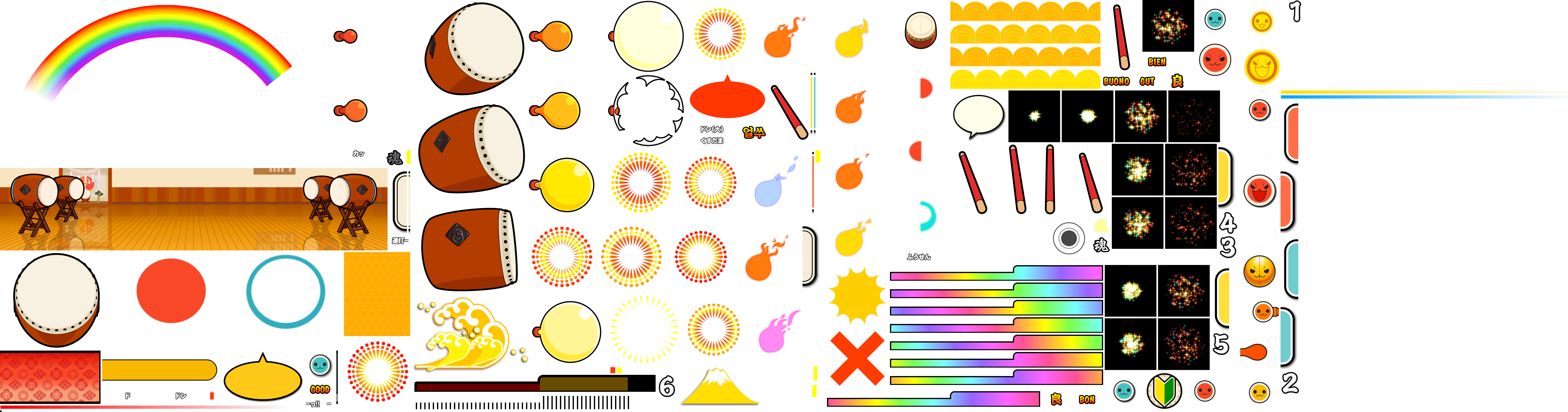 Taiko no Tatsujin (2020 Version) - Tutorial Graphics