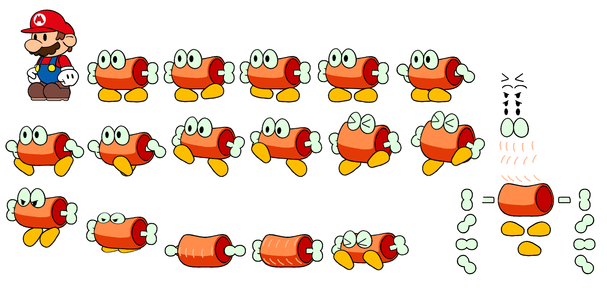 Tenderling (Paper Mario-Style)