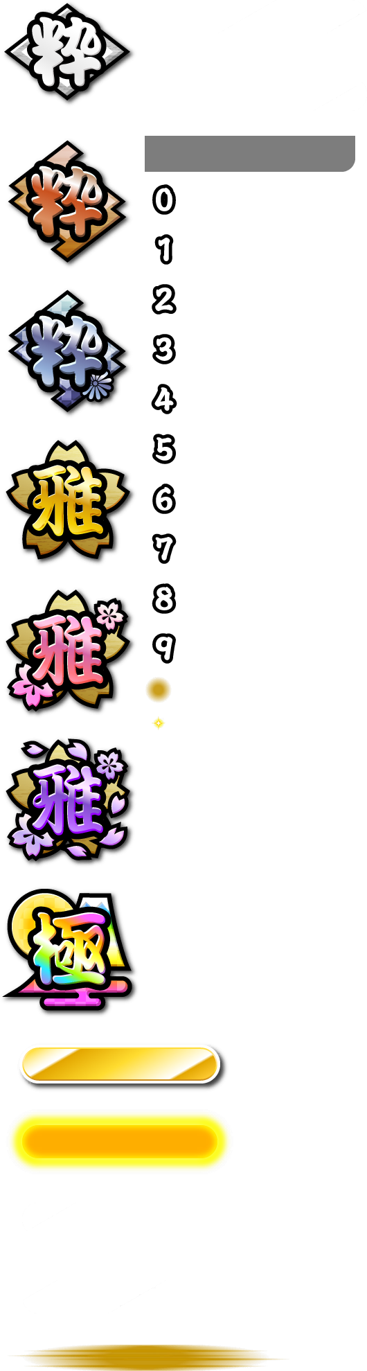 Taiko no Tatsujin (2020 Version) - In-game Score Badges