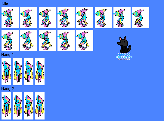 The Spriters Resource - Full Sheet View - Deltarune - Old Werewire