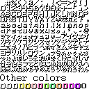 Kirby's Dream Course - Font