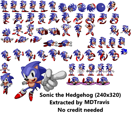 Sonic the Hedgehog Part 1 & 2 - Sonic (240x320)