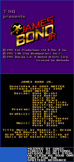 Title & Credits Screens