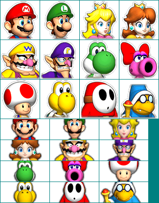 Mario Party 9 - Results Icons
