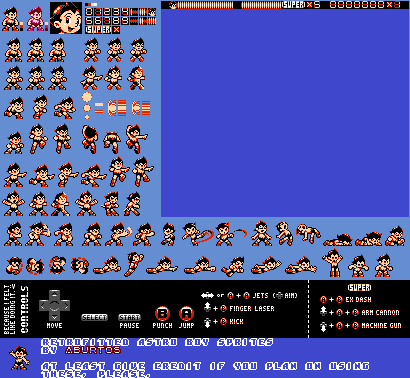 Astro Boy Customs - Astro Boy (Mega Man NES-Style)