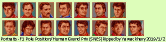 F1 Pole Position / Human Grand Prix - Portraits