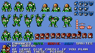 Mega Man Customs - Auto, Eddie, and Beat (NES, Enhanced)