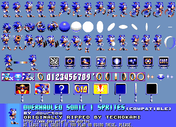 Sonic the Hedgehog Customs - Sonic (Sonic 1 SMS, Overhauled)