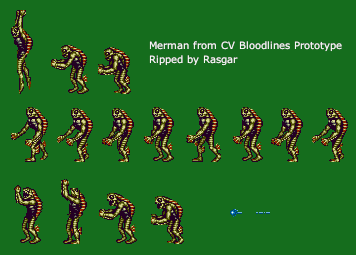 Castlevania: Bloodlines (Prototype) - Merman