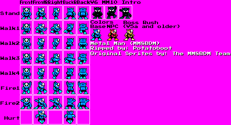 Mega Man 8-bit Deathmatch - Metal Man