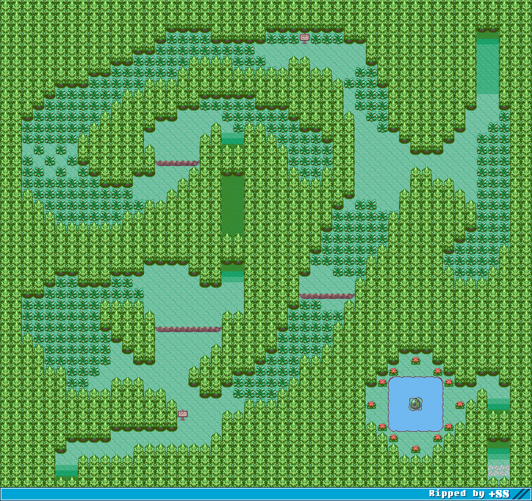 Pokémon Quartz (Hack) - Darkness Forest