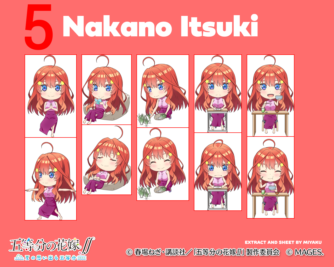 The Quintessential Quintuplets ∬: Summer Memories Also Come in Five - Itsuki Nakano (Chibi)