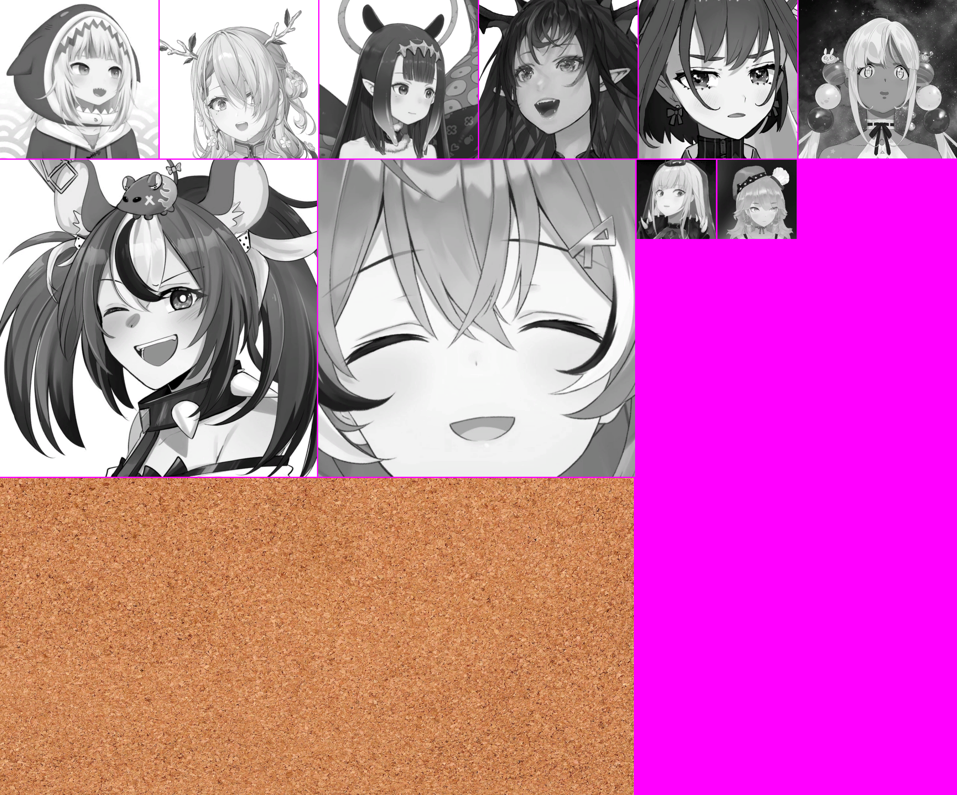 Smol Ame - Background Photos